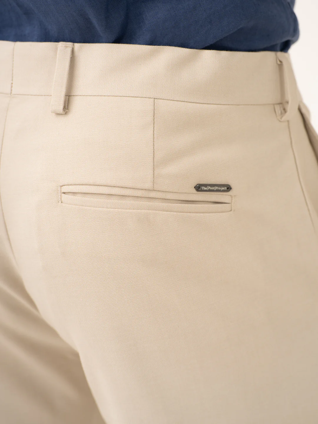 Nova Cream Twill Stretch Formal Pants - Image 12