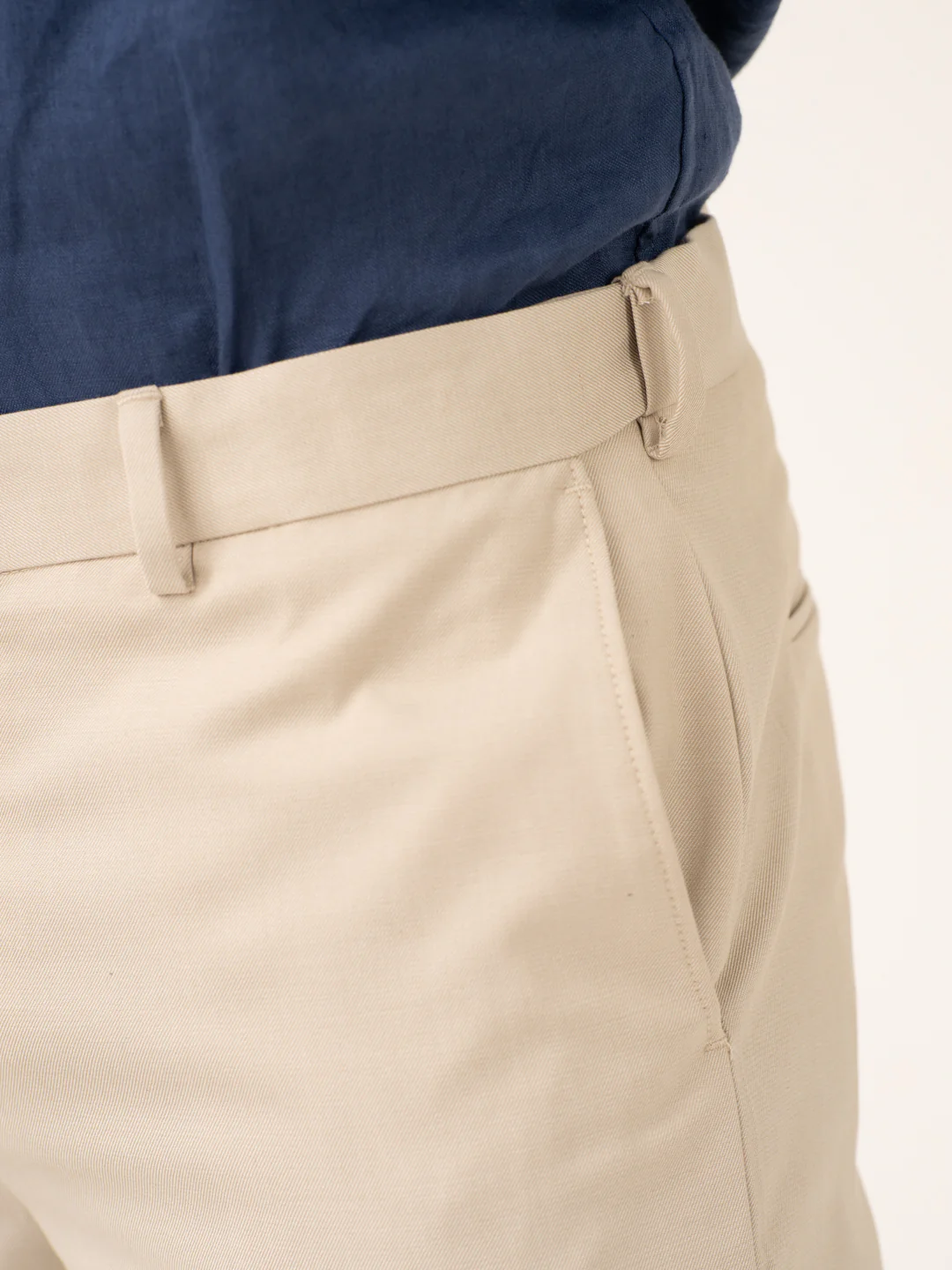 Nova Cream Twill Stretch Formal Pants - Image 9