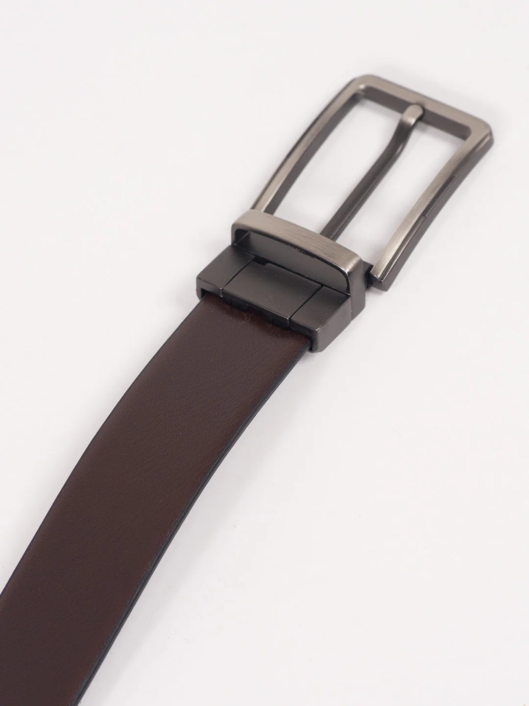 Oakforge Brown Leather Reversible Belt - Image 2
