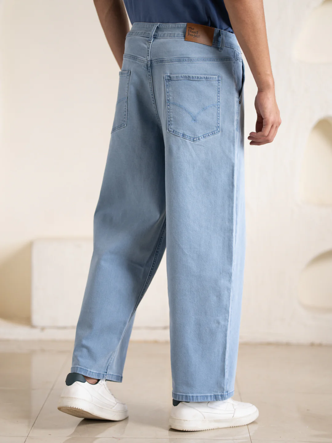 Oasis Blue Baggy Fit Jeans - Image 8