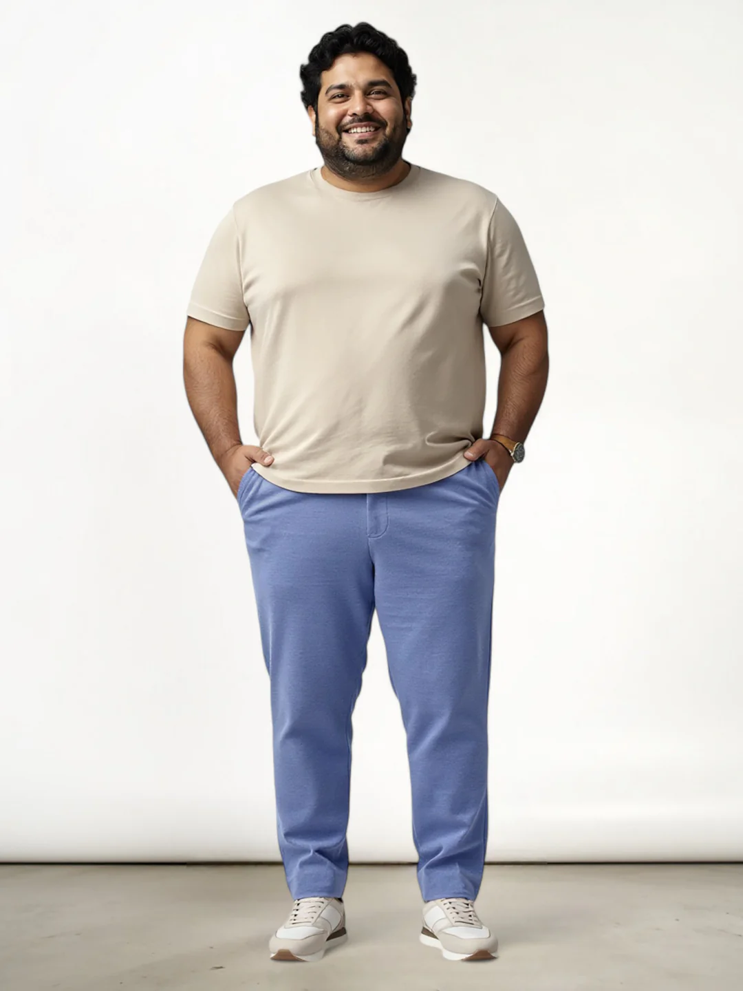 Ocean Waves Plus Size Power-Stretch Pants - Image 5