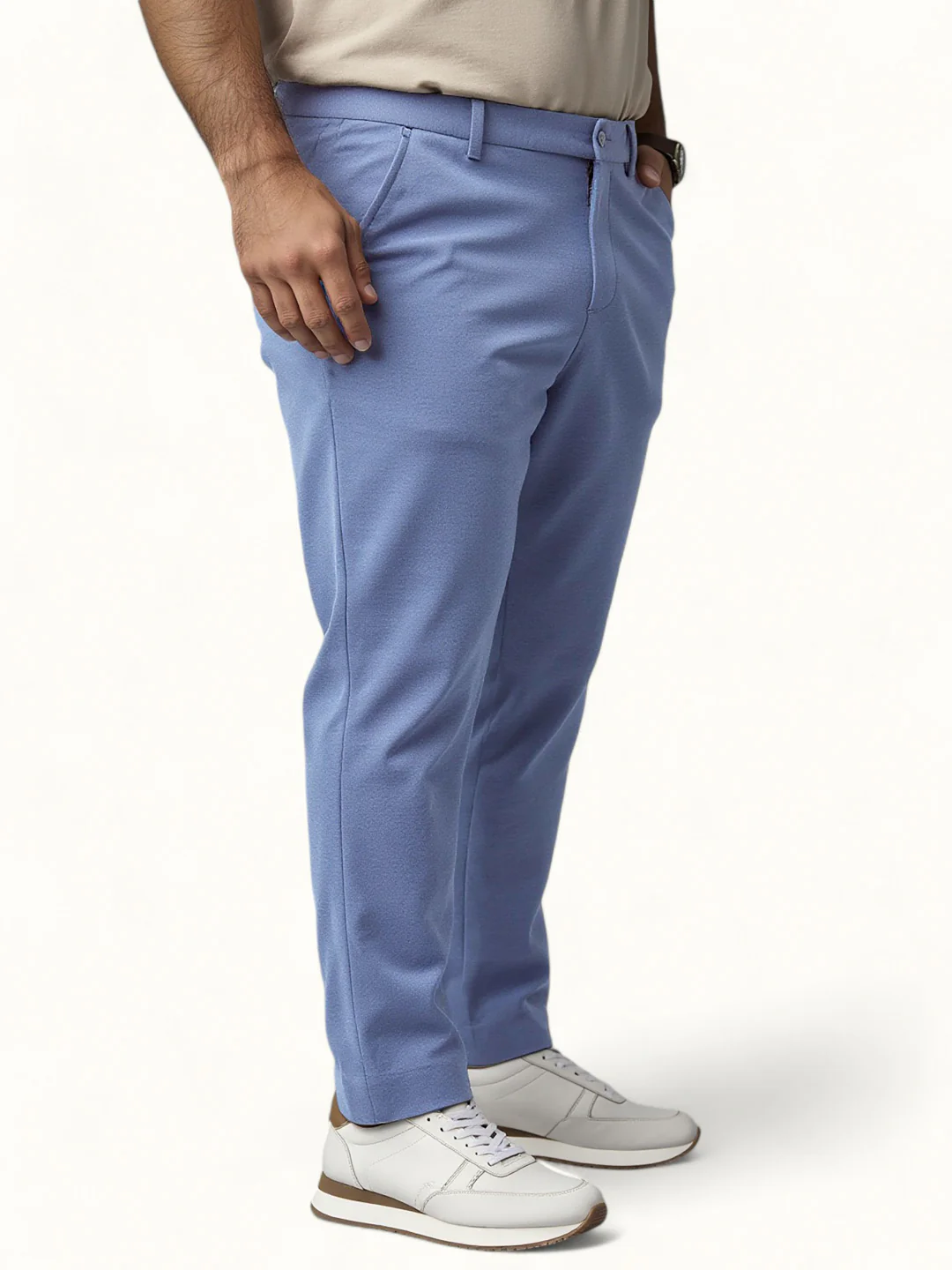 Ocean Waves Plus Size Power-Stretch Pants - Image 7