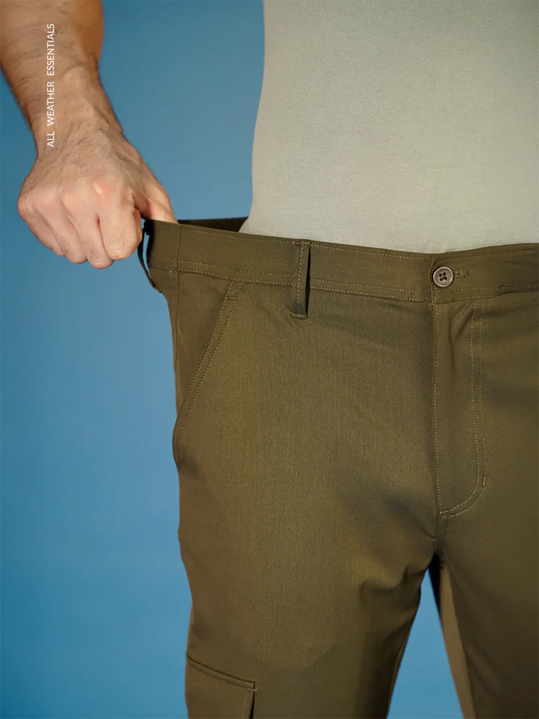Olive All Weather Stretch Cargo Pants - Image 7