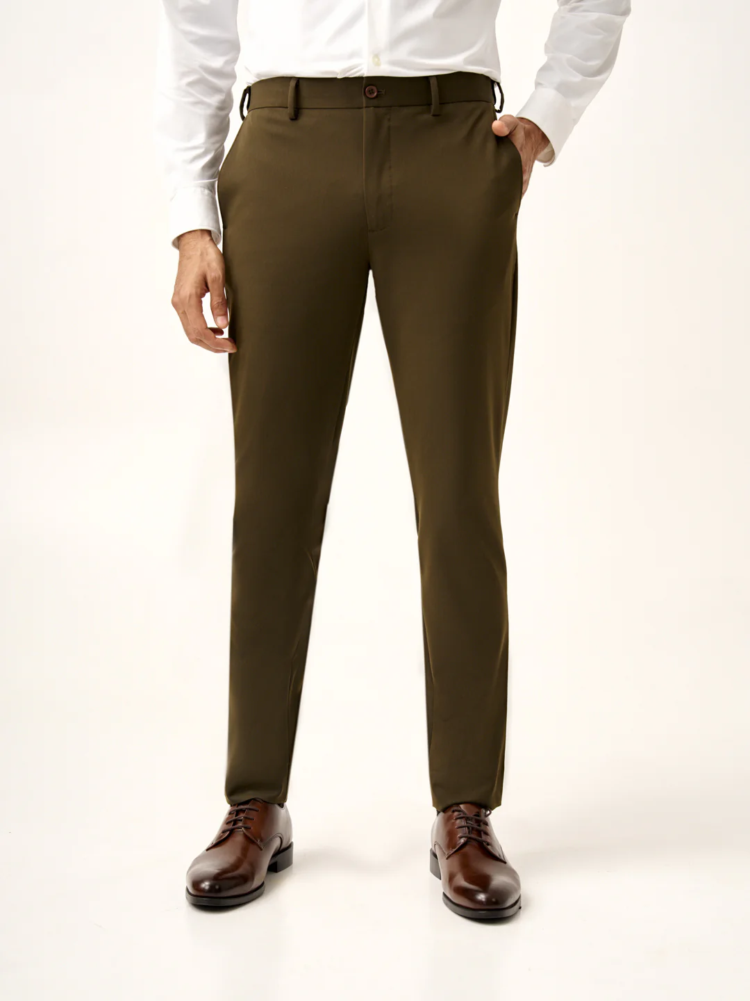 Olive All Weather Stretch Pants - Image 5