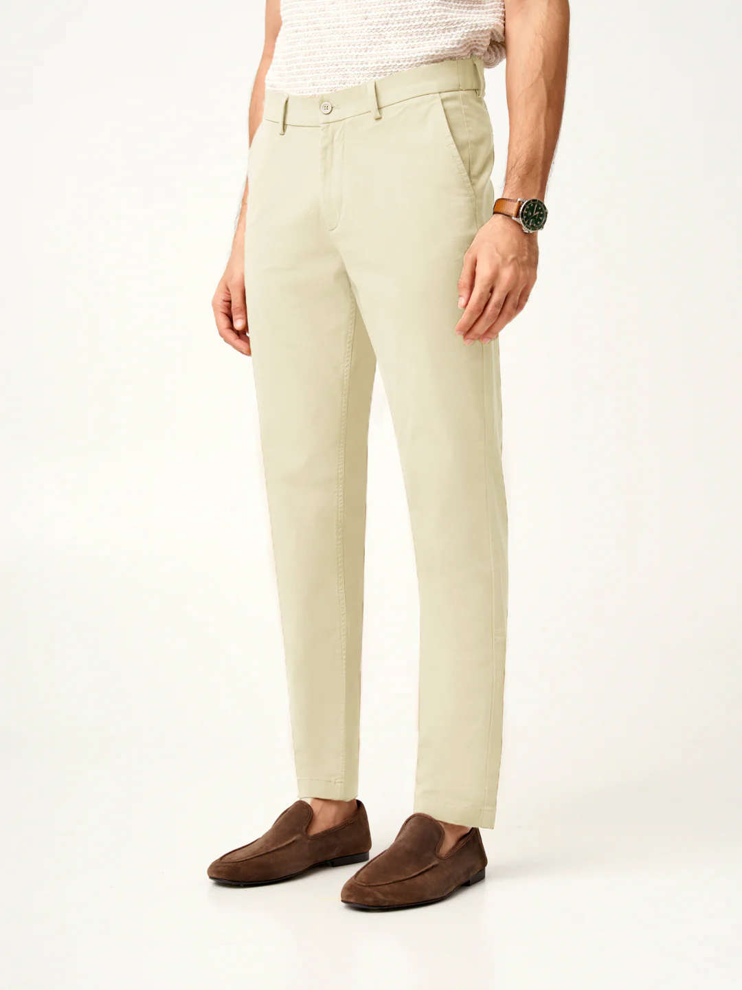 Opal Ecru Stretch Chinos - Image 5