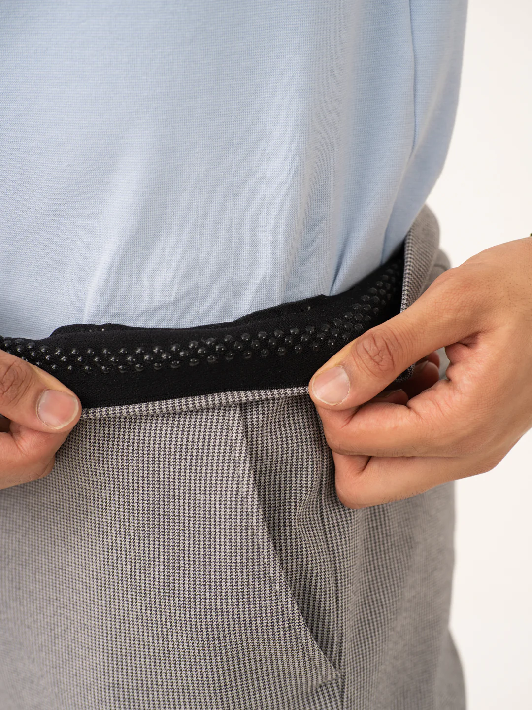 Orbit Black Houndstooth Power-Stretch Pants - Image 3