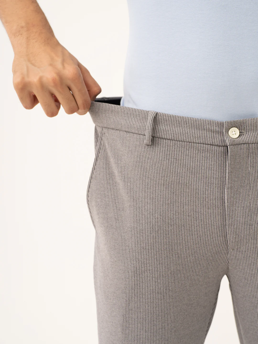 Orbit Black Houndstooth Power-Stretch Pants - Image 4