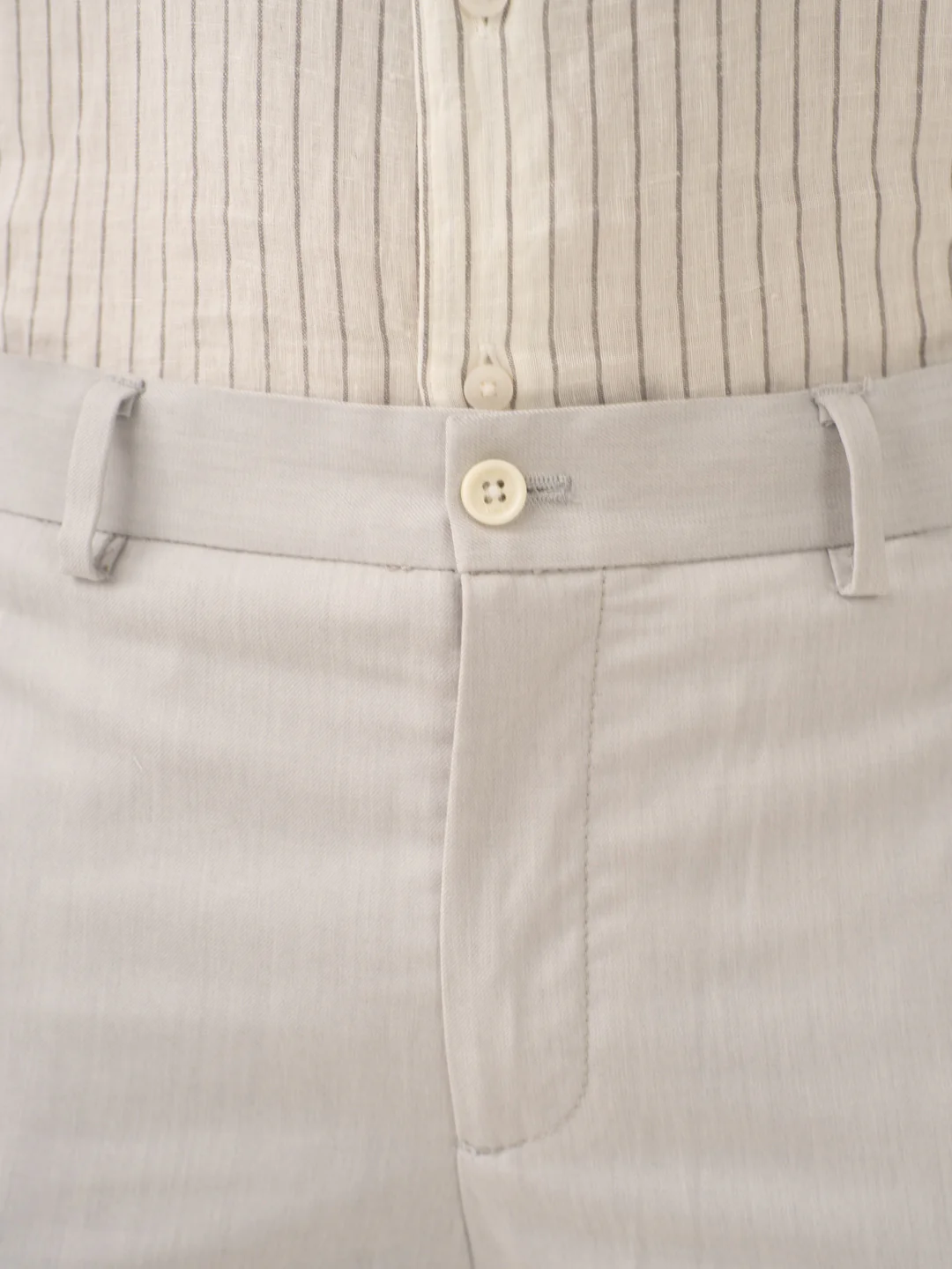 Orion Grey Twill Stretch Formal Pants - Image 10