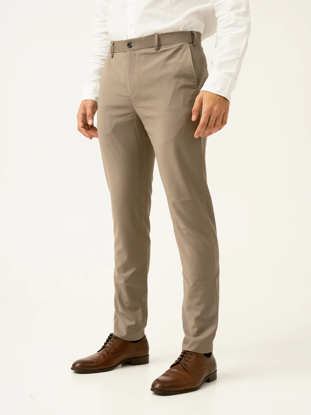 Oslo Olive Luxury Merino Wool Pants - Image 10