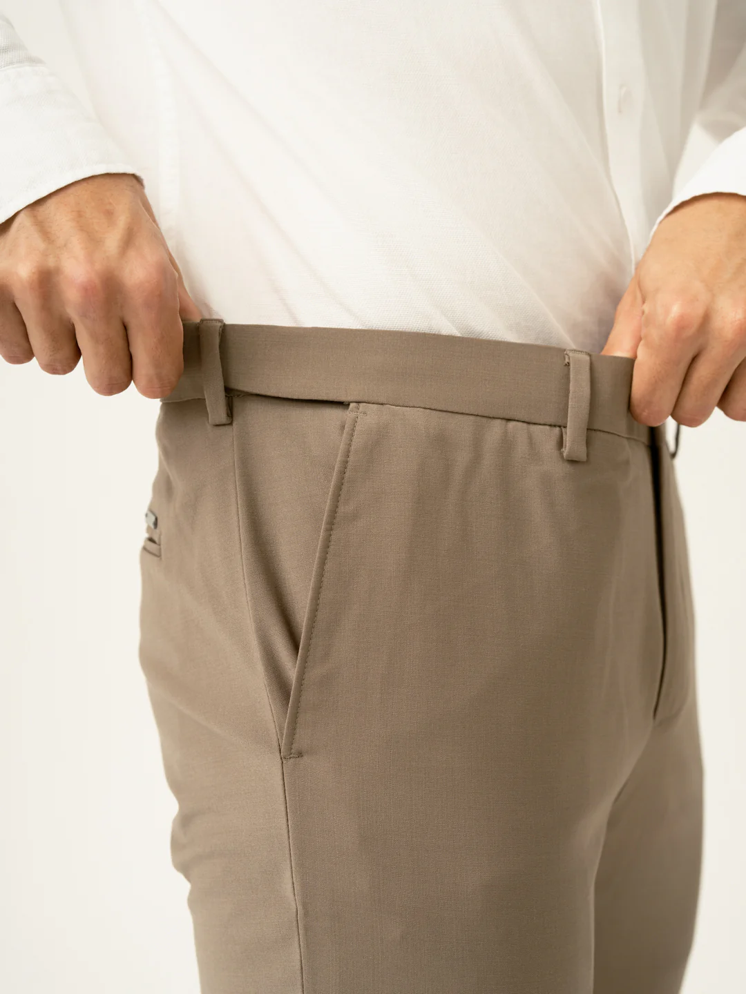 Oslo Olive Luxury Merino Wool Pants - Image 5