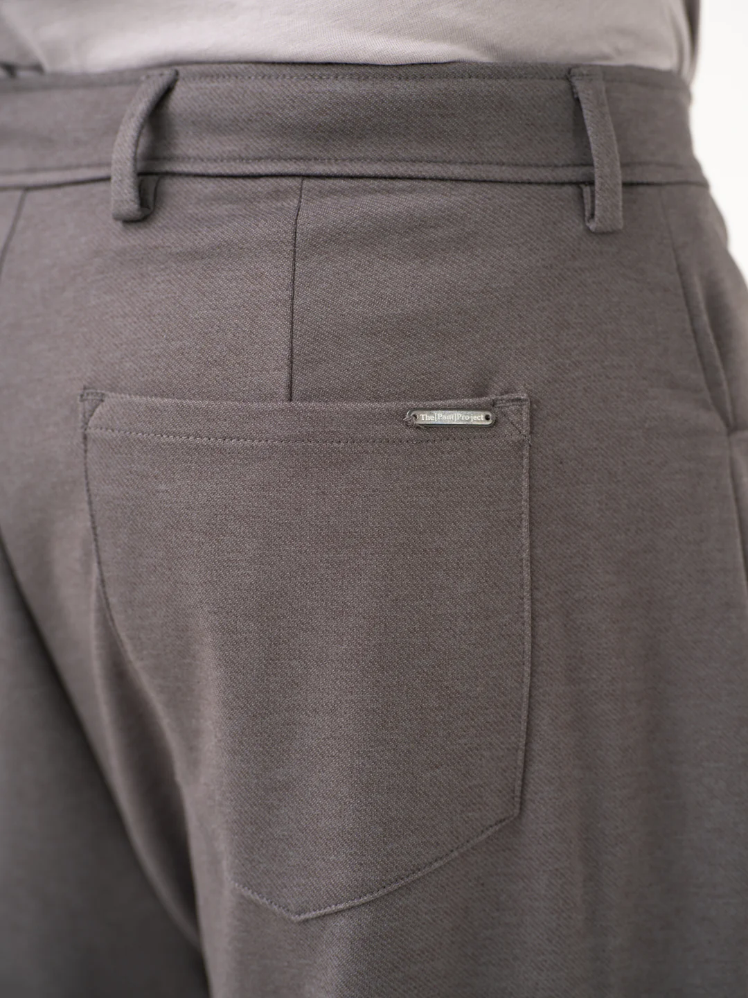 Pablo Grey Relaxed Fit Korean Pintuck Pants - Image 7