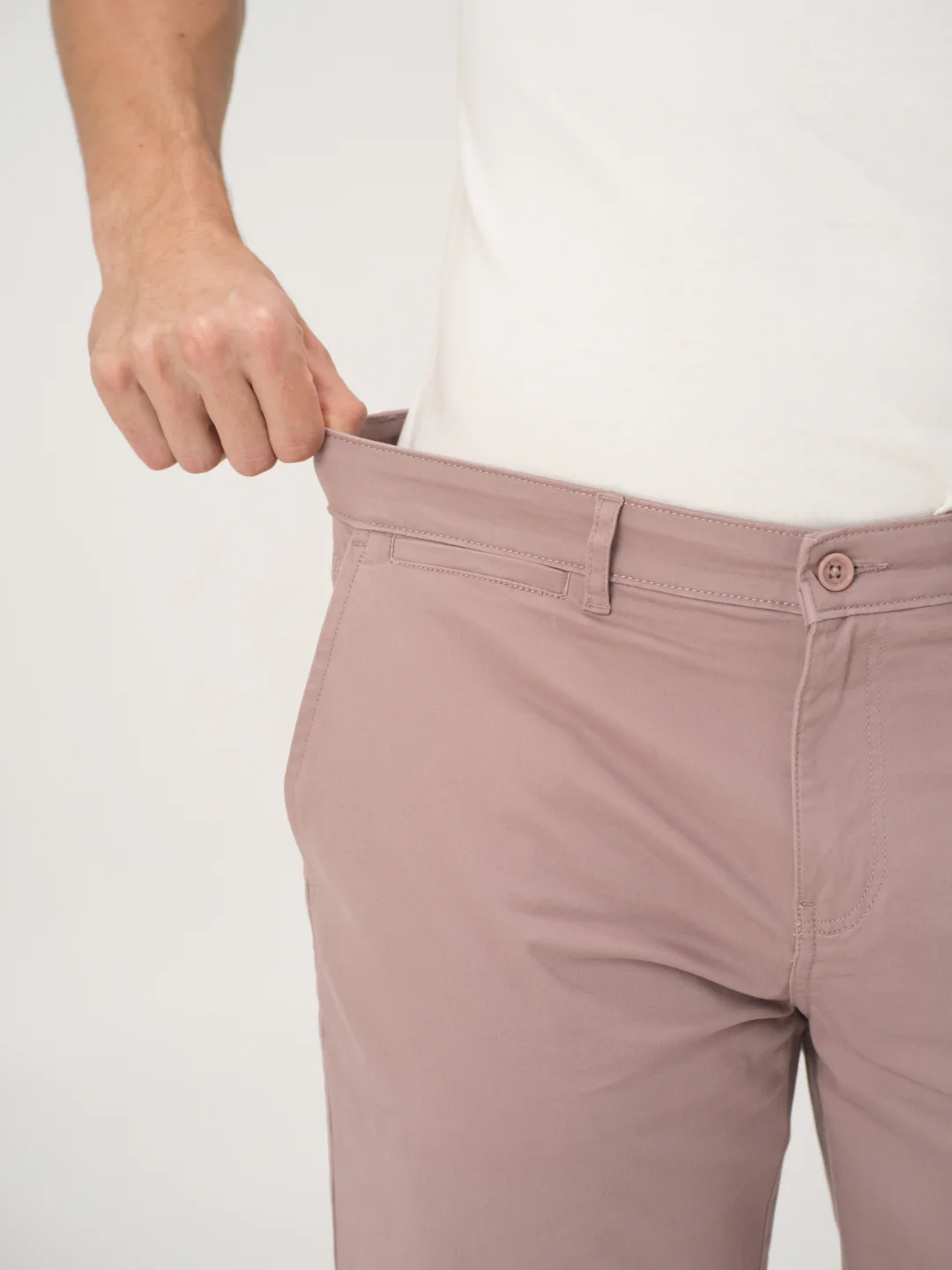 Pablo Pink Stretch Chino Shorts - Image 5