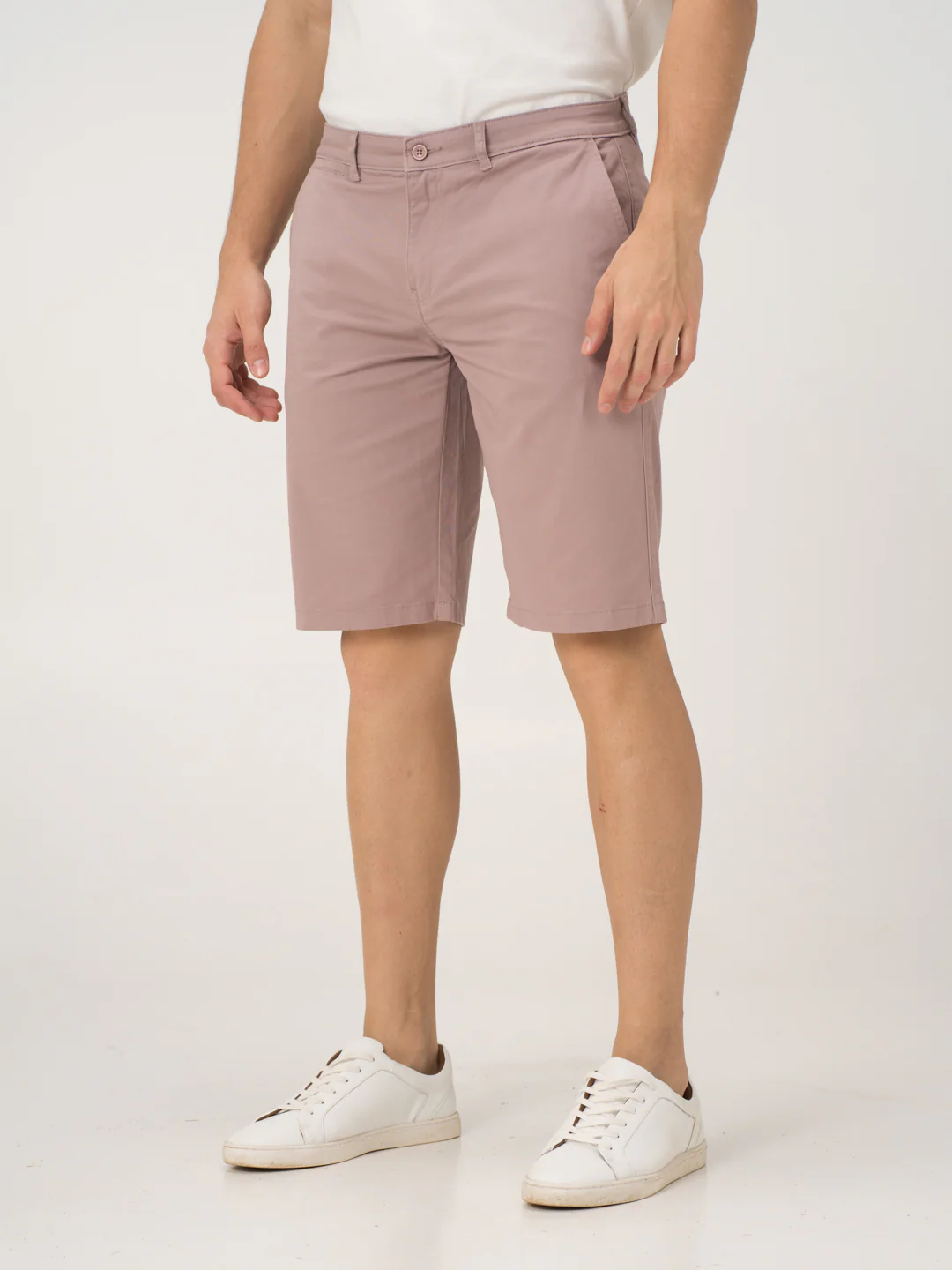Pablo Pink Stretch Chino Shorts - Image 6