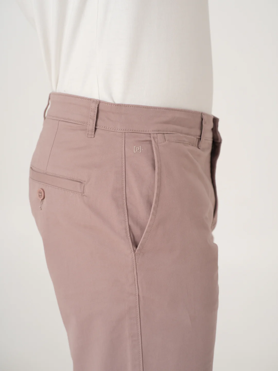 Pablo Pink Stretch Chino Shorts - Image 9