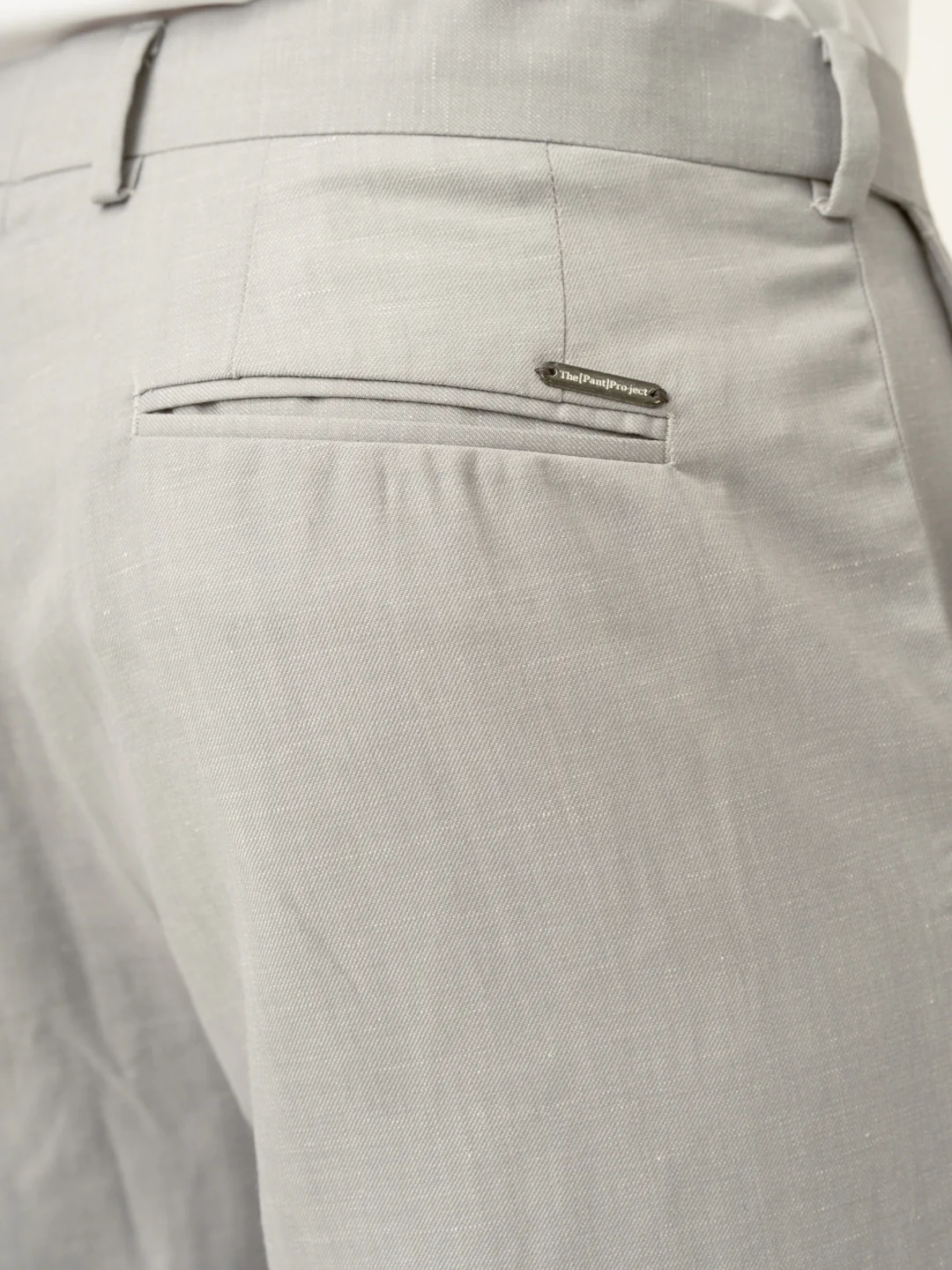 Palladium Grey Tropical Wool Linen Pants - Image 8