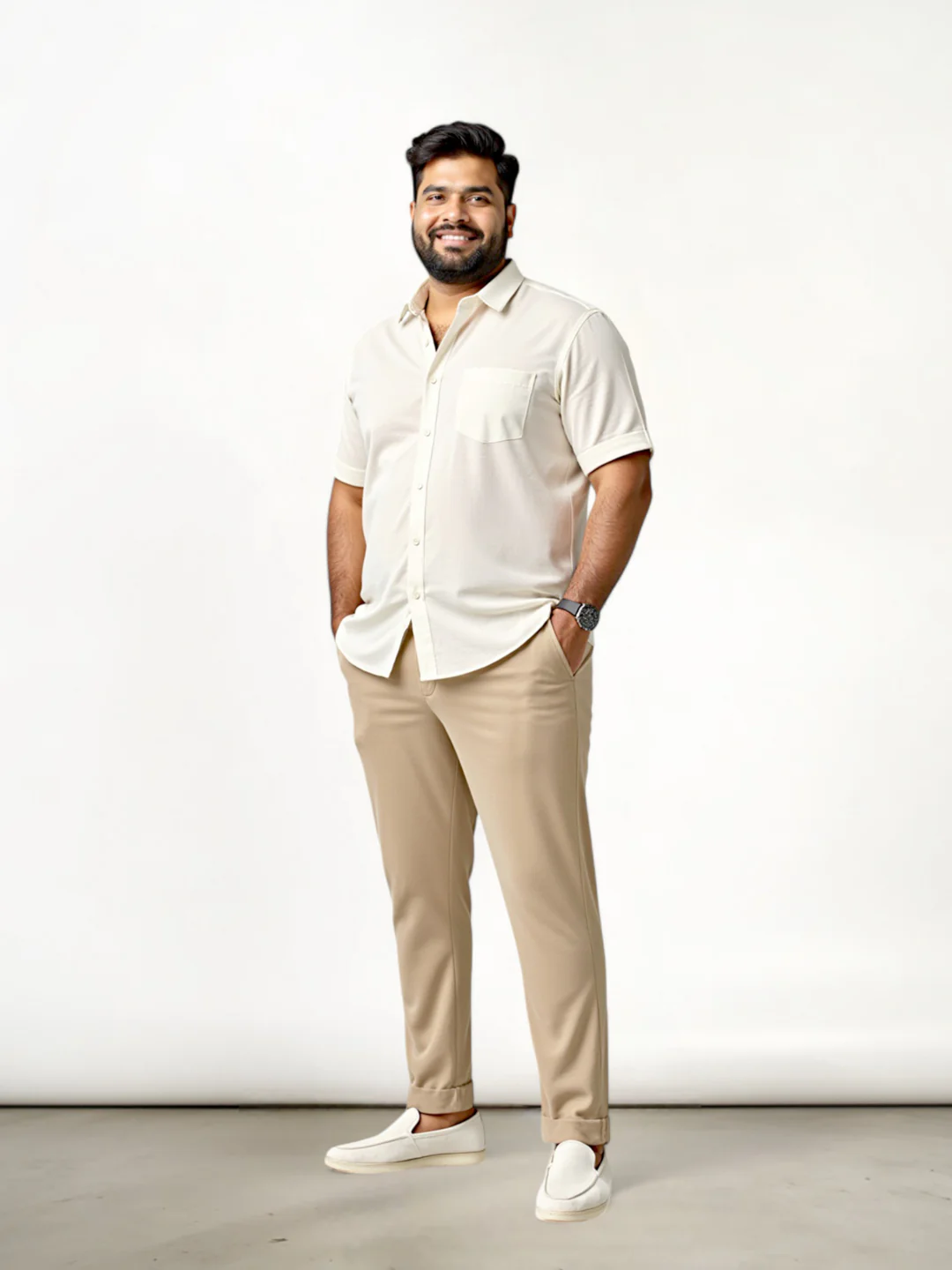 Peanut Brown Plus Size Power-Stretch Pants - Image 5