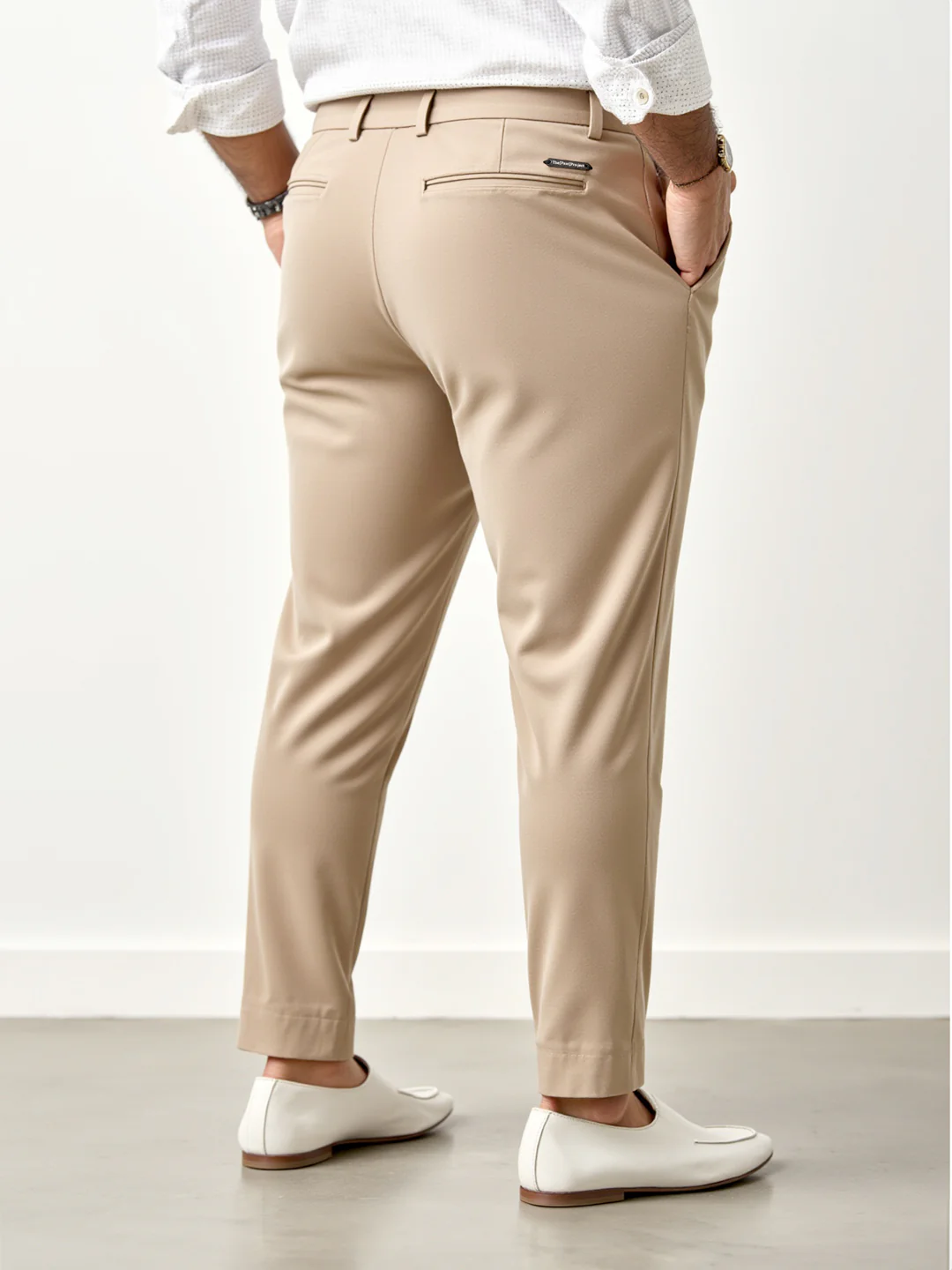 Peanut Brown Plus Size Power-Stretch Pants - Image 6