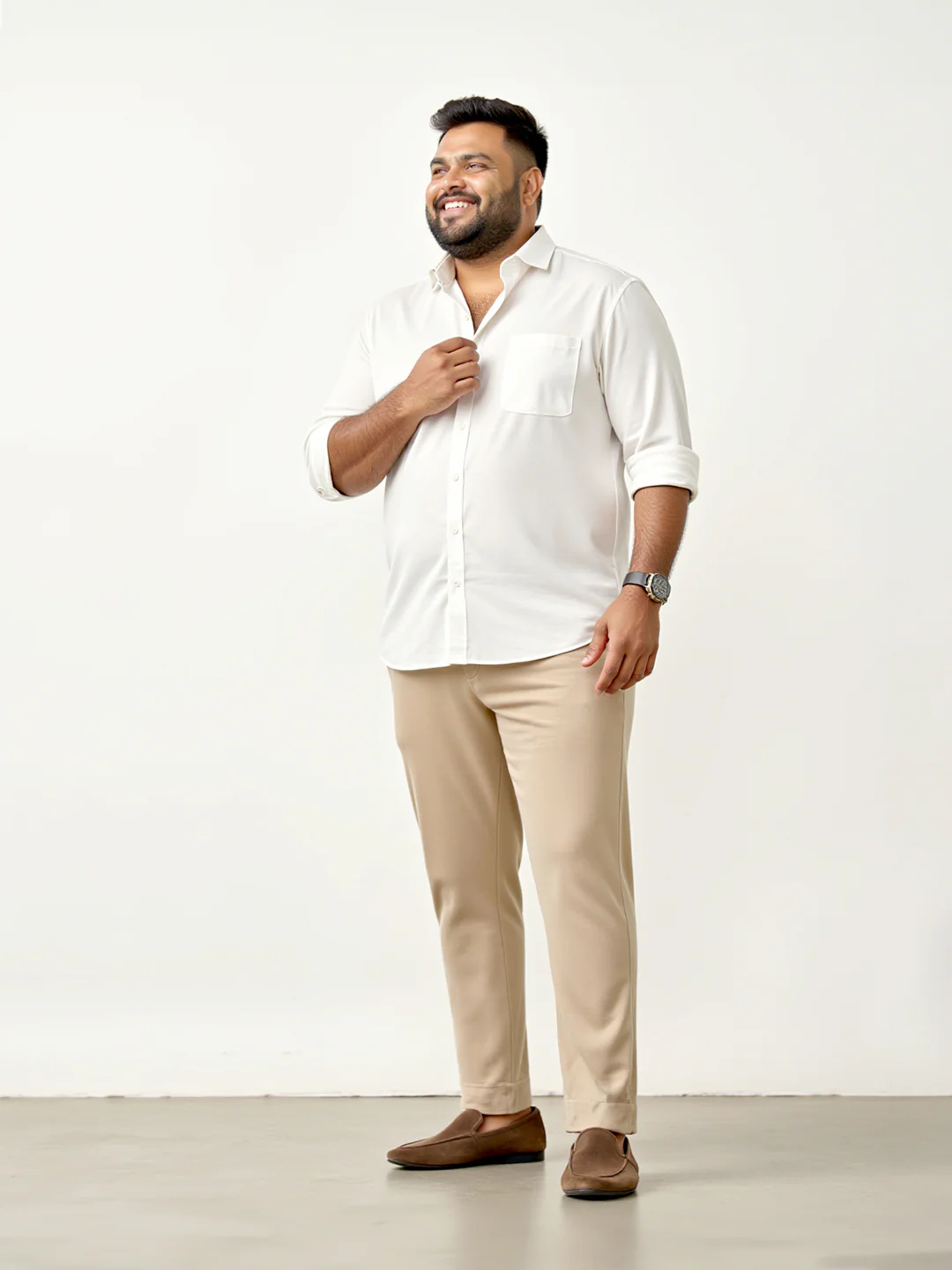 Peanut Brown Plus Size Power-Stretch Pants - Image 8