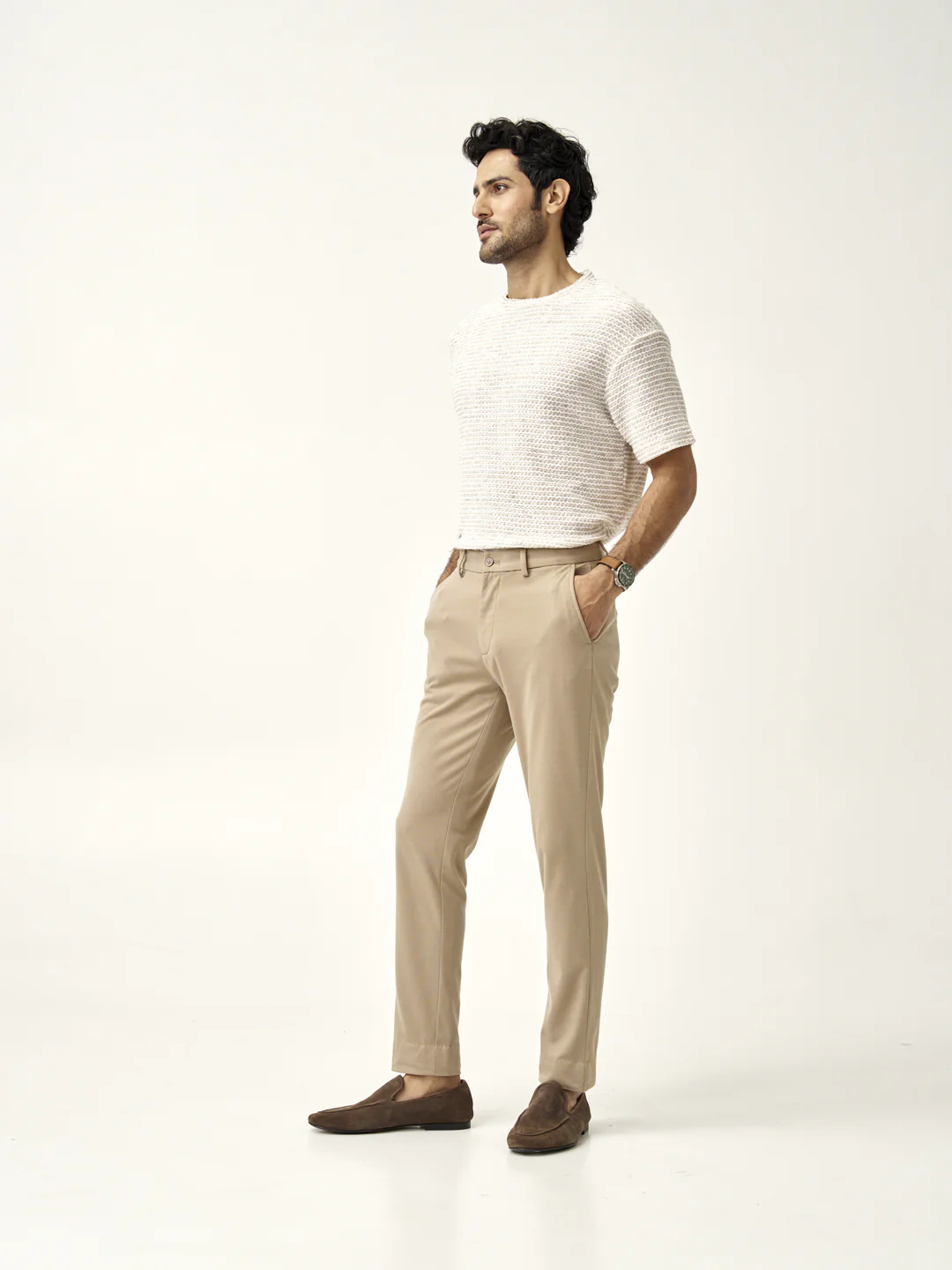 Peanut Brown Power-Stretch Pants - Image 5
