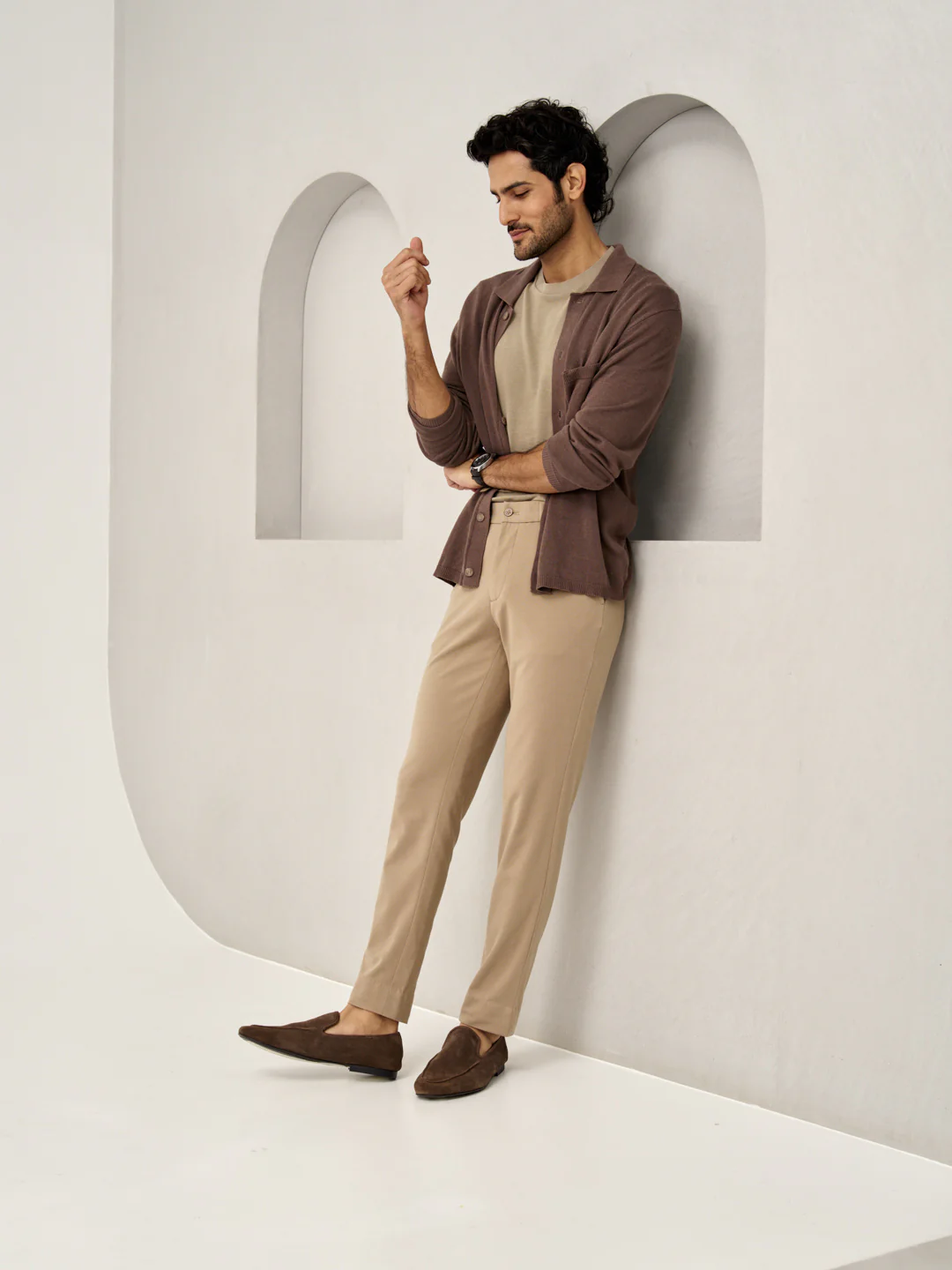 Peanut Brown Power-Stretch Pants - Image 6