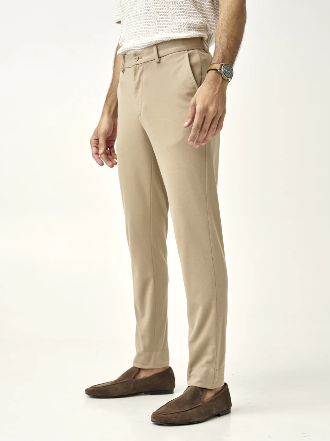 Peanut Brown Power-Stretch Pants - Image 9