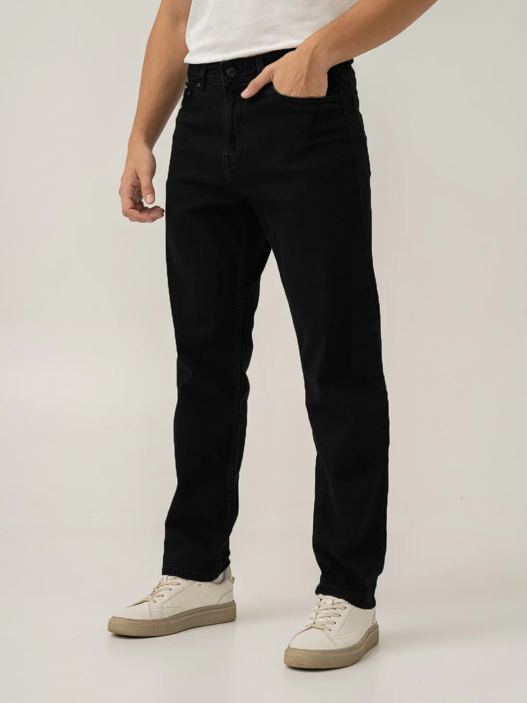 Phantom Black Relaxed Fit Jeans - Image 10