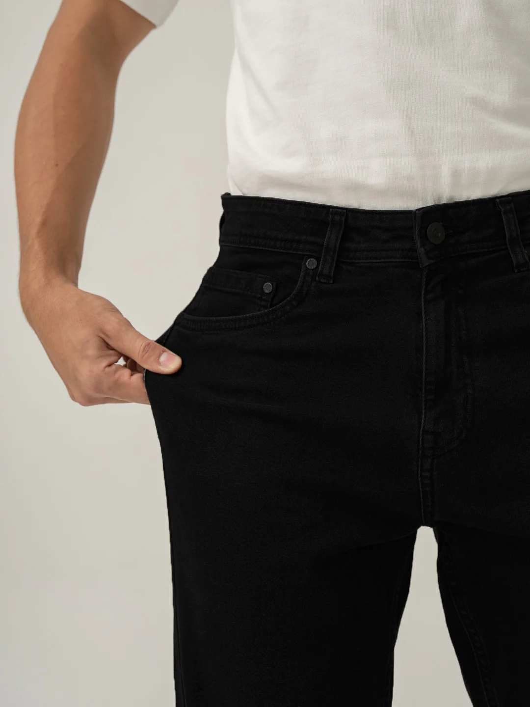 Phantom Black Relaxed Fit Jeans - Image 5
