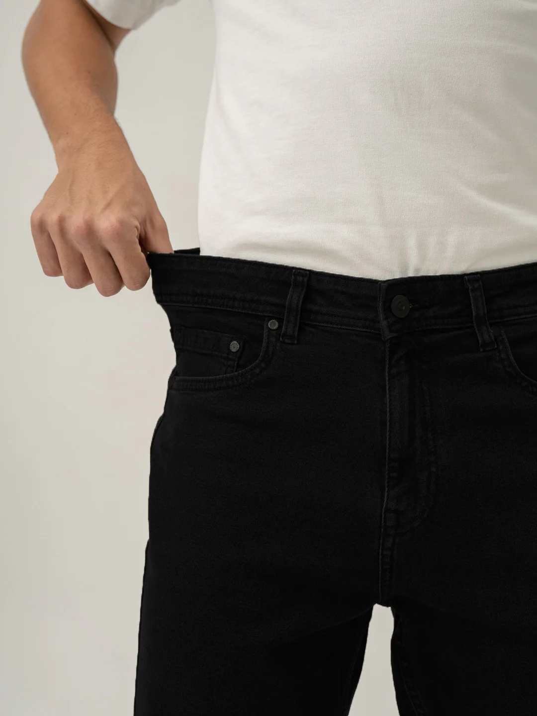 Phantom Black Relaxed Fit Jeans - Image 6