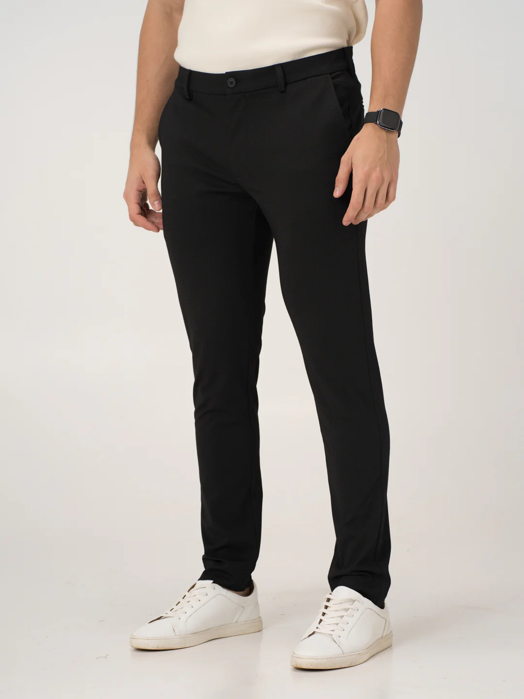 Piano Black Slim Fit Lightweight Power Stretch Pants - Image 11