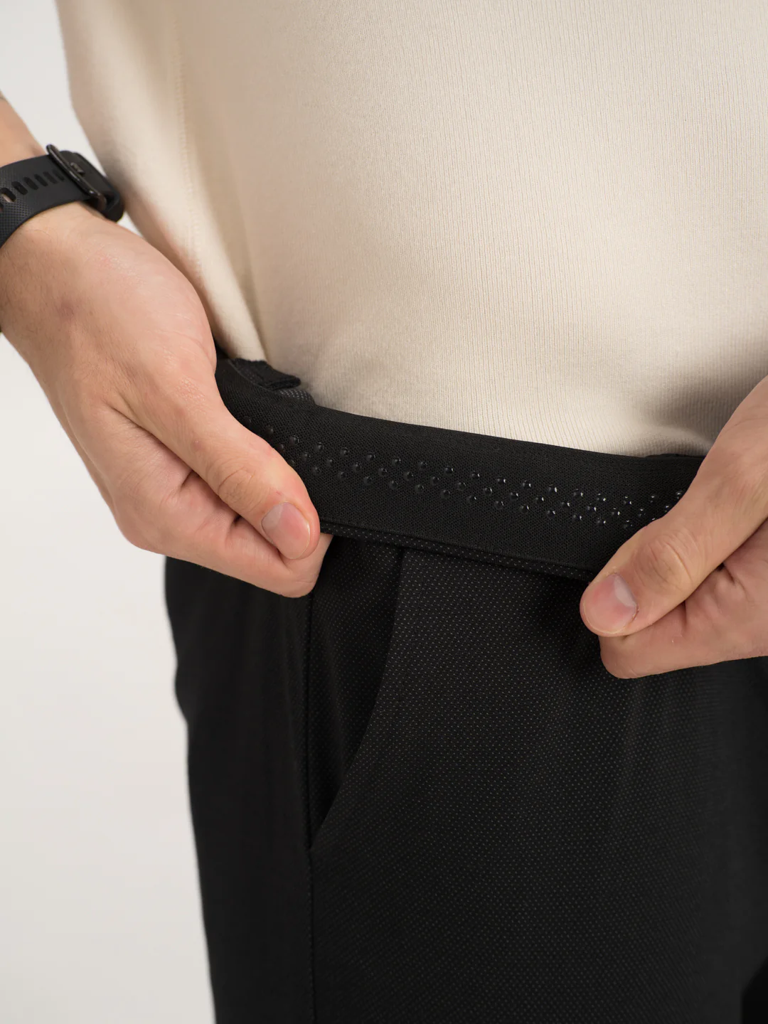Piano Black Slim Fit Lightweight Power Stretch Pants - Image 4