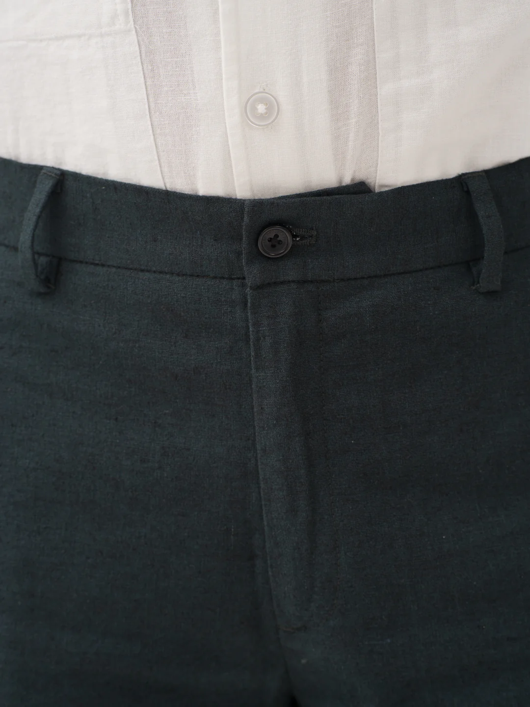 Plantide Green Linen Sorona Pants - Image 11