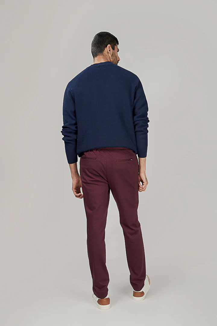 Plum Wine Power-Stretch Joggers - Image 4