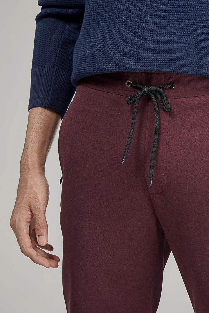 Plum Wine Power-Stretch Joggers - Image 5