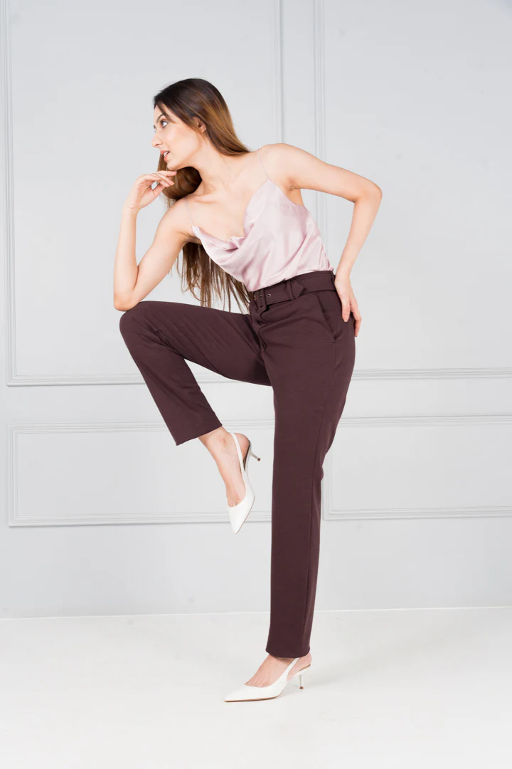 Plum Wine Power-Stretch Pants - Image 4