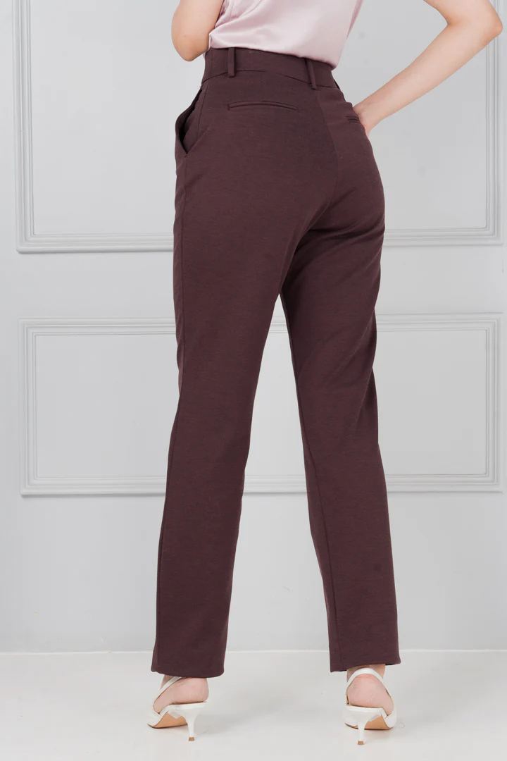 Plum Wine Power-Stretch Pants - Image 6