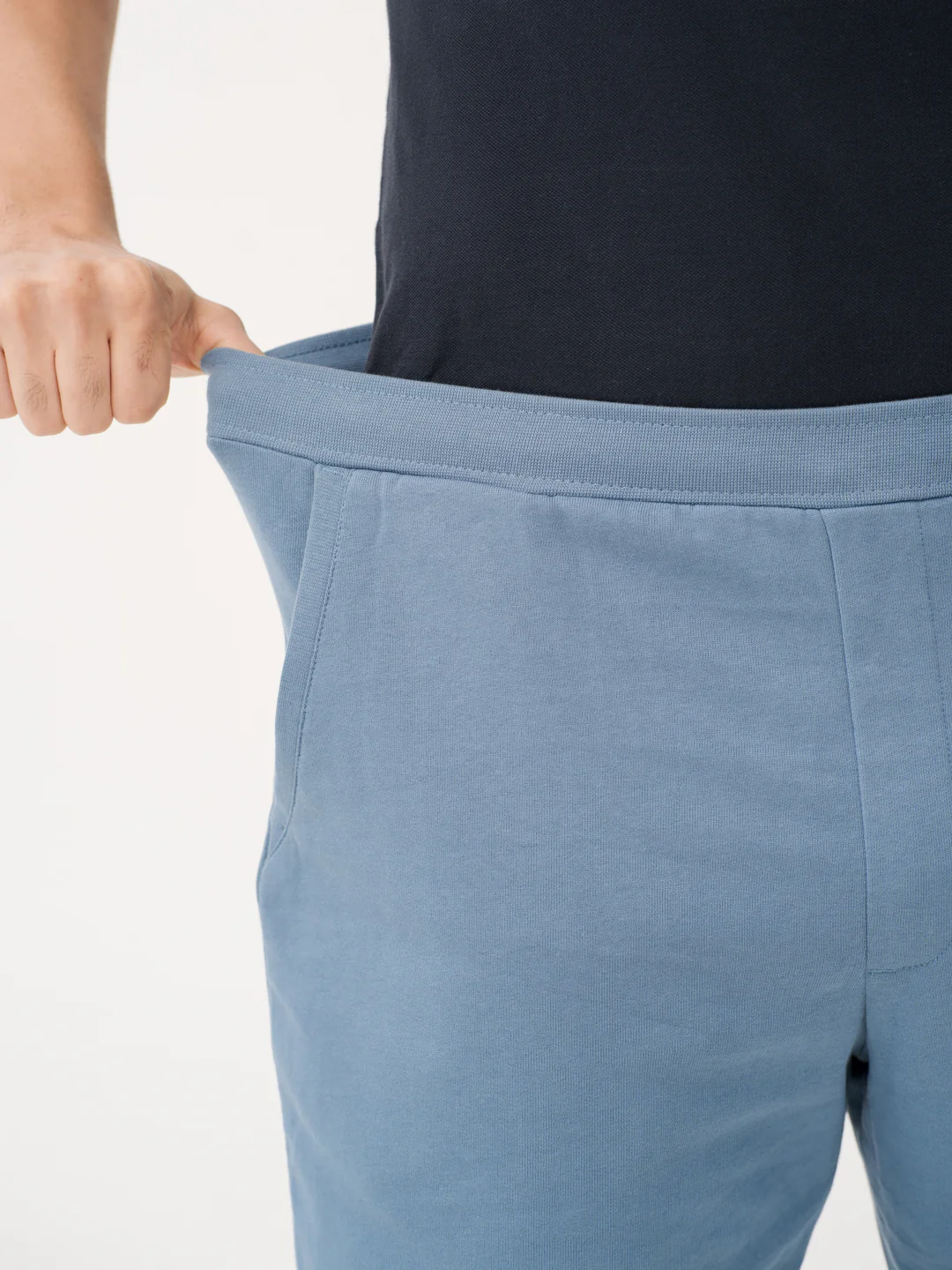 Poolside Blue Relaxed Fit Sweatshorts - Image 5
