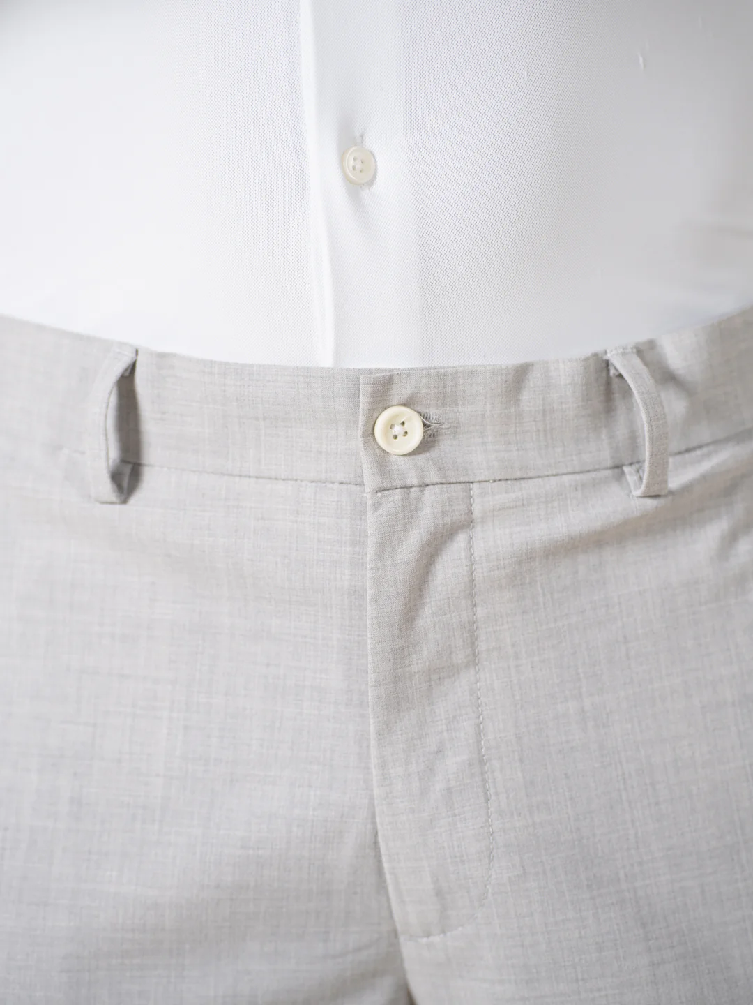 Prestige Grey Relaxed Fit Stretch Formal Pants - Image 10