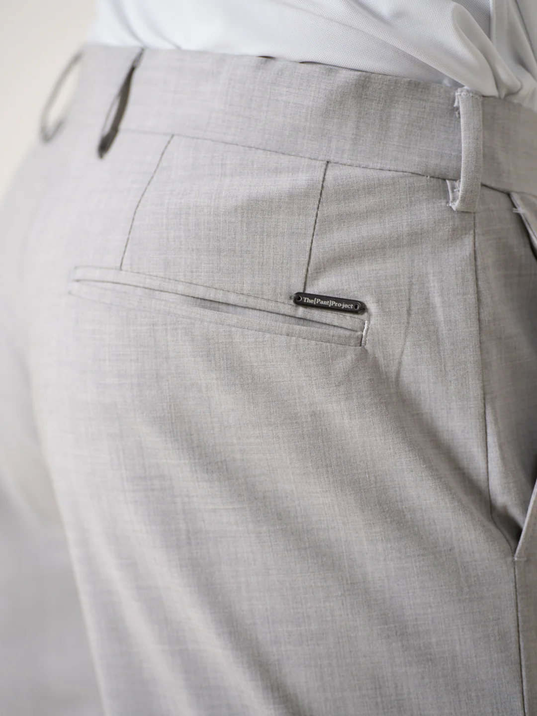 Prestige Grey Relaxed Fit Stretch Formal Pants - Image 9