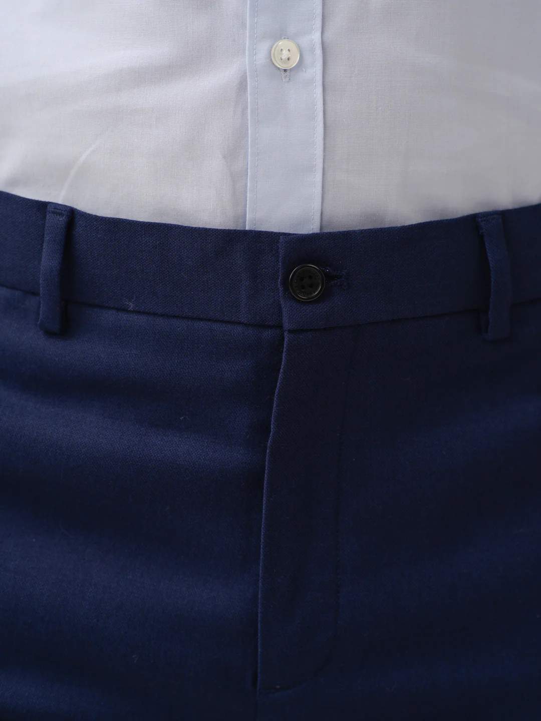 Prussian Blue Merino Wool Pants - Image 8