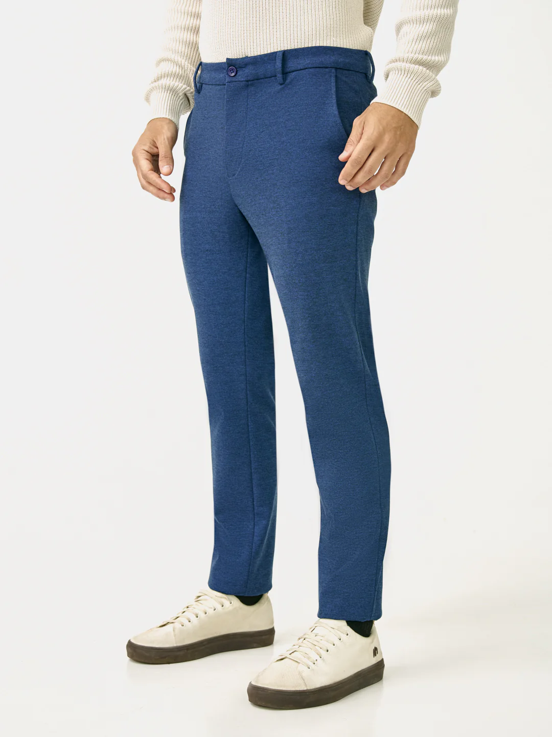 Prussian Blue Slim Fit Power Stretch Pants - Image 10