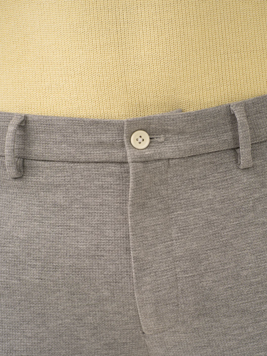 Quantum Grey Waffle Textured Power-Stretch Pants - Image 11