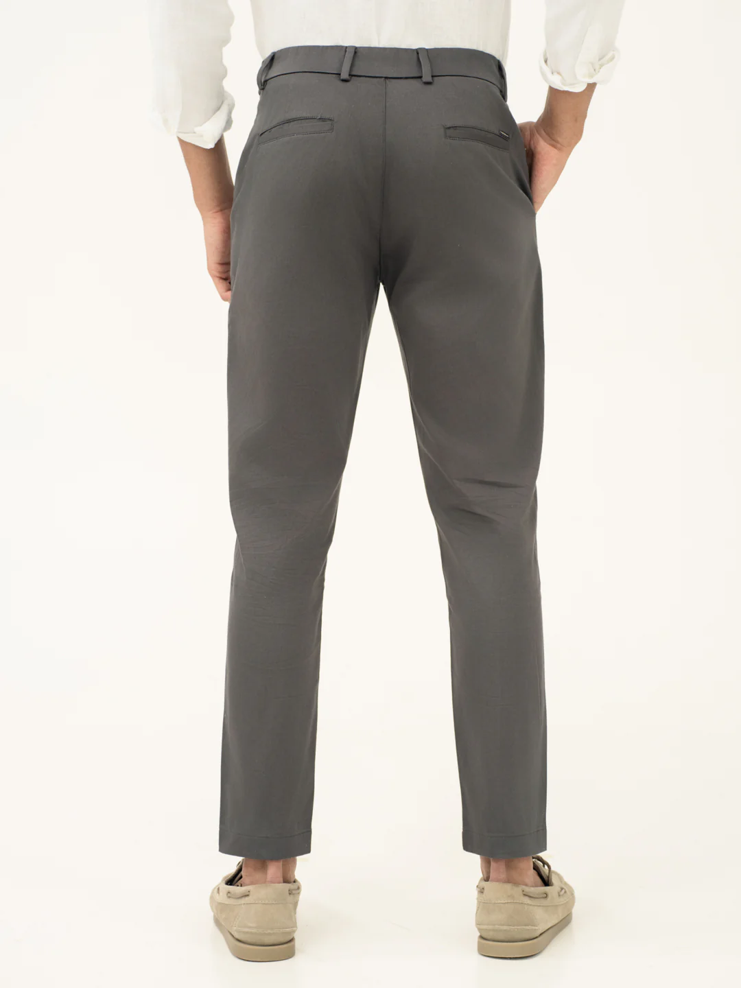 Rainshield Grey Slim Fit Stretch Chinos - Image 7
