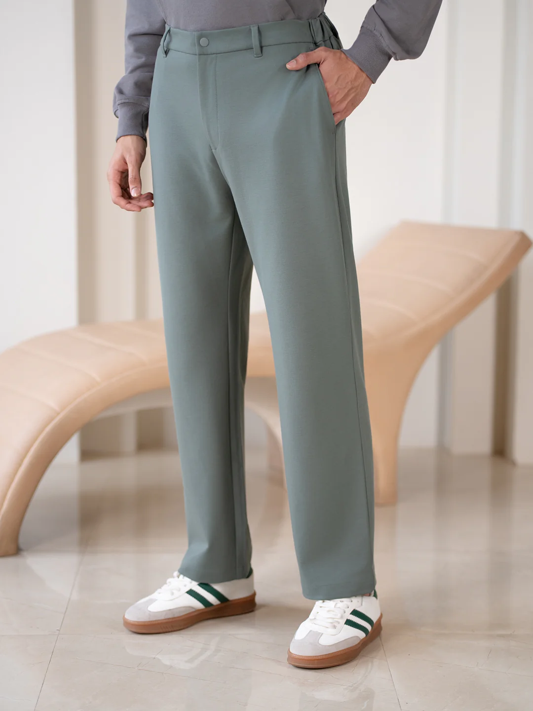 Ranger Green Stretchable Travel Pants - Image 10