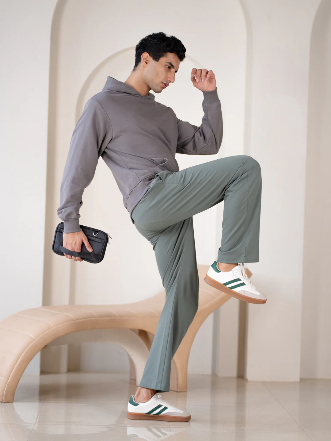 Ranger Green Stretchable Travel Pants - Image 13