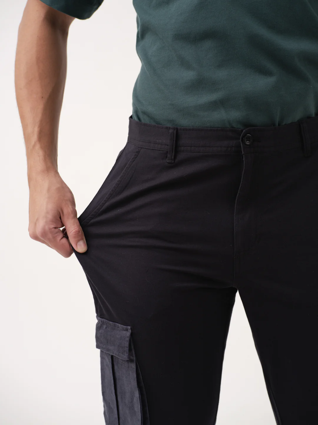 Raven Cargo Corduroy Pants - Image 3