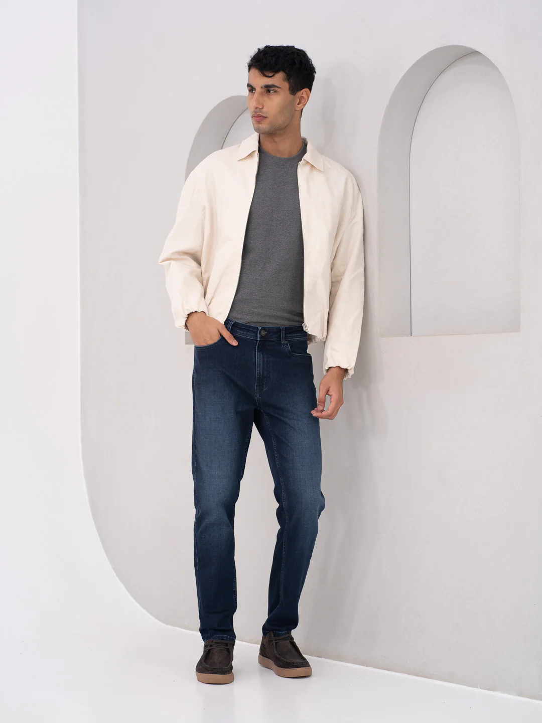 Rebel Blue Vintage Slim Fit Jeans - Image 5