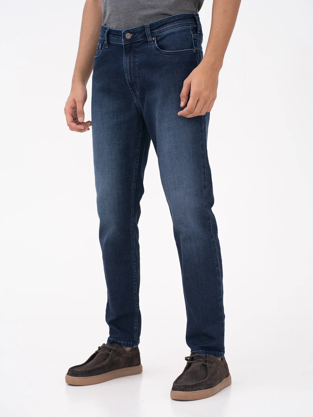 Rebel Blue Vintage Slim Fit Jeans - Image 6