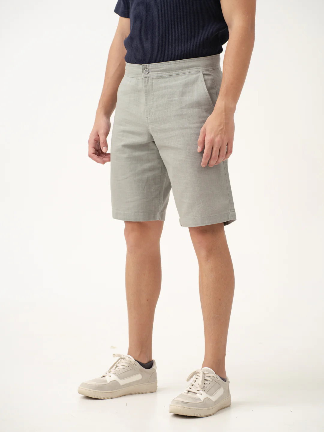 Reef Blue All Day Lounge Cotton Shorts - Image 3