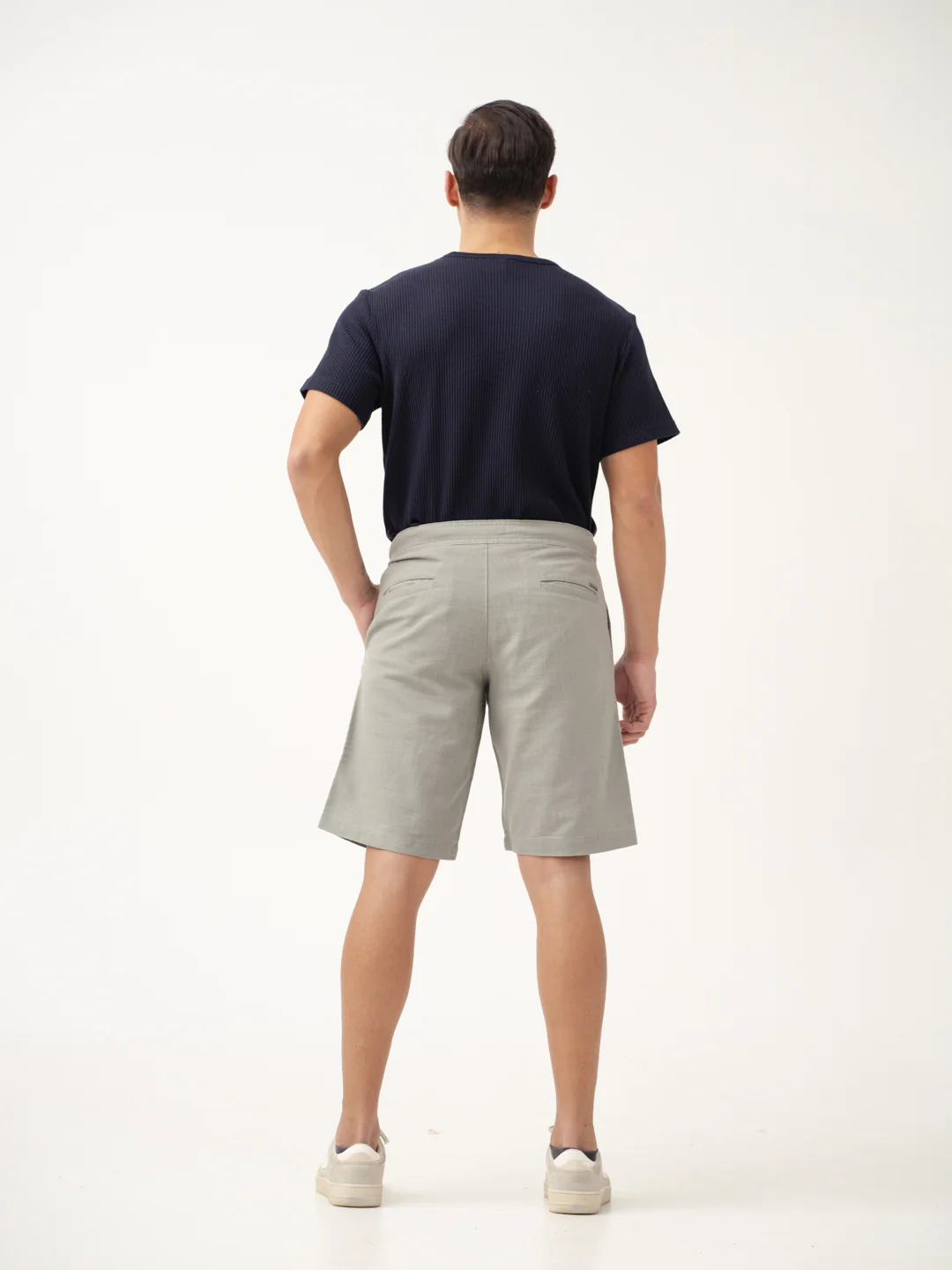 Reef Blue All Day Lounge Cotton Shorts - Image 4