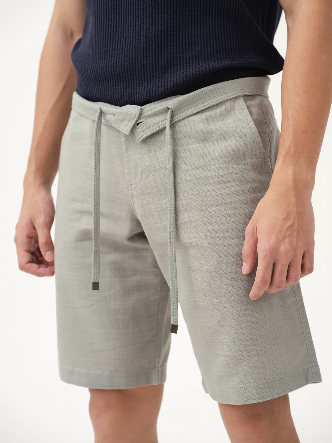 Reef Blue All Day Lounge Cotton Shorts - Image 6